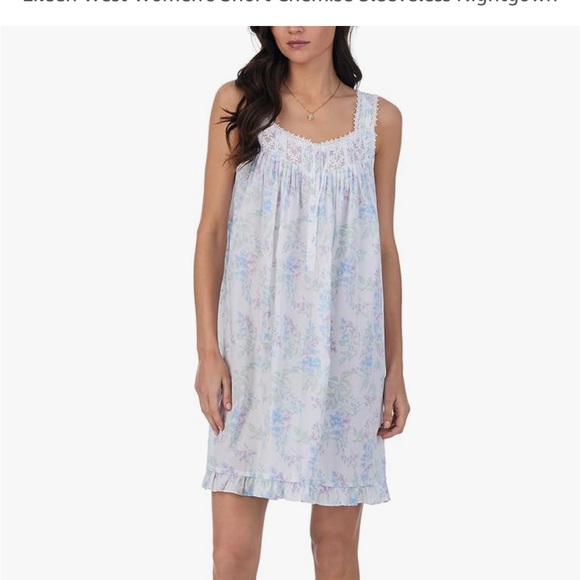 Eileen West Women's Short Chemise Sleeveless Nightgown - Picture 6 of 6